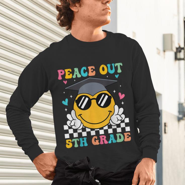 Peace Out 5th Grade Graduation Last Day Of School Unisex Long Sleeve T-Shirt