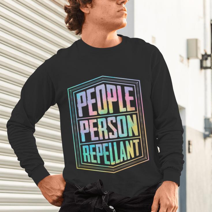 People Person Repellant Antisocial Introvert Unisex Long Sleeve T-Shirt People Person Repellant Antisocial Introvert Unisex Long Sleeve T-Shirt