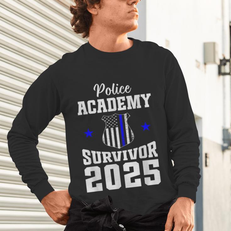 Police Academy Survivor 2025 Graduation Police School Unisex Long Sleeve T-Shirt