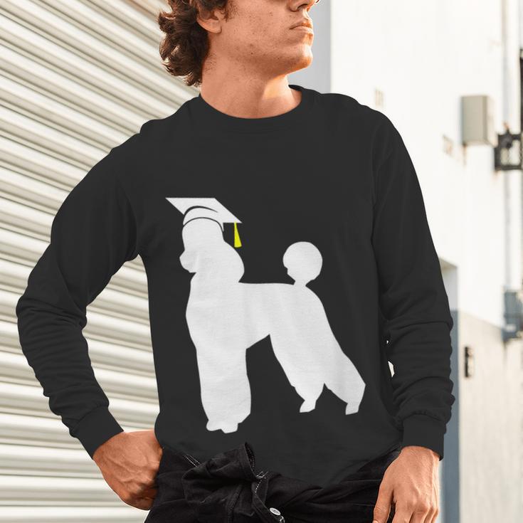 Poodle Graduation Dog Graduate Unisex Long Sleeve T-Shirt