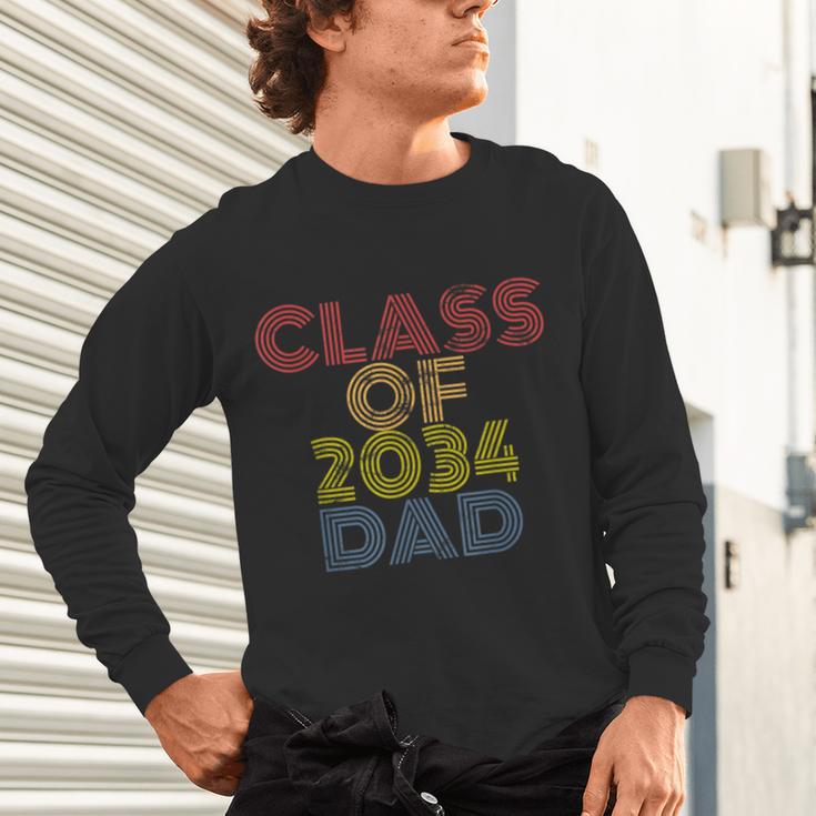 Proud Dad Of A Class Of 2034 Graduate Senior Graduation Unisex Long Sleeve T-Shirt