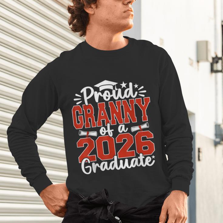 Proud Granny Of A Class Of 2026 Graduate Senior Graduation Unisex Long Sleeve T-Shirt