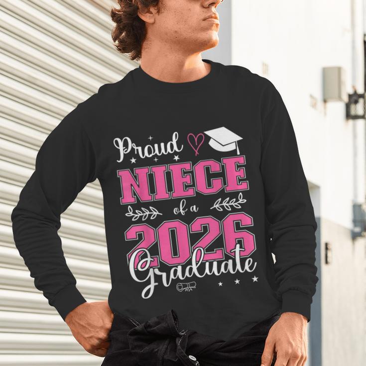 Proud Niece Of a Class Of 2026 Graduate For Graduation Unisex Long Sleeve T-Shirt