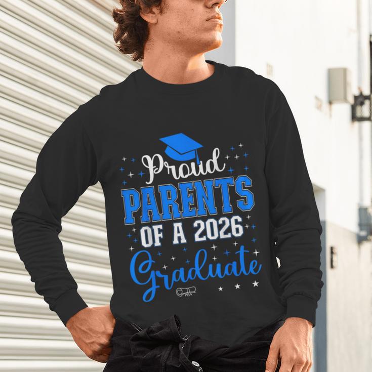 Proud Parents Of a Class Of 2026 Graduate For Graduation Unisex Long Sleeve T-Shirt