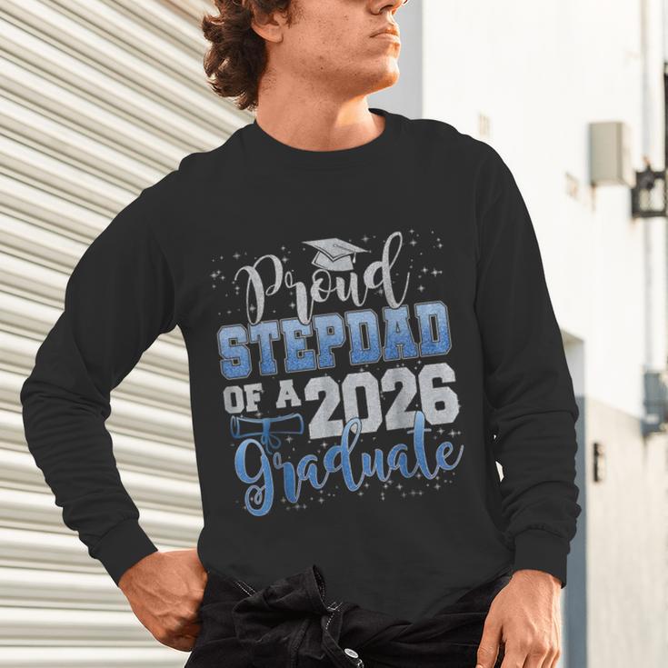 Proud Stepdad Of Senior 2026 Class Of 2026 Graduation Unisex Long Sleeve T-Shirt