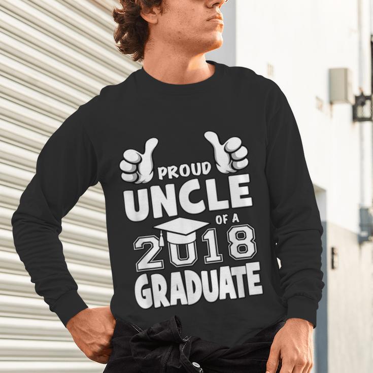 Proud Uncle Of A 2018 Graduate Senior Graduation Shirt Unisex Long Sleeve T-Shirt