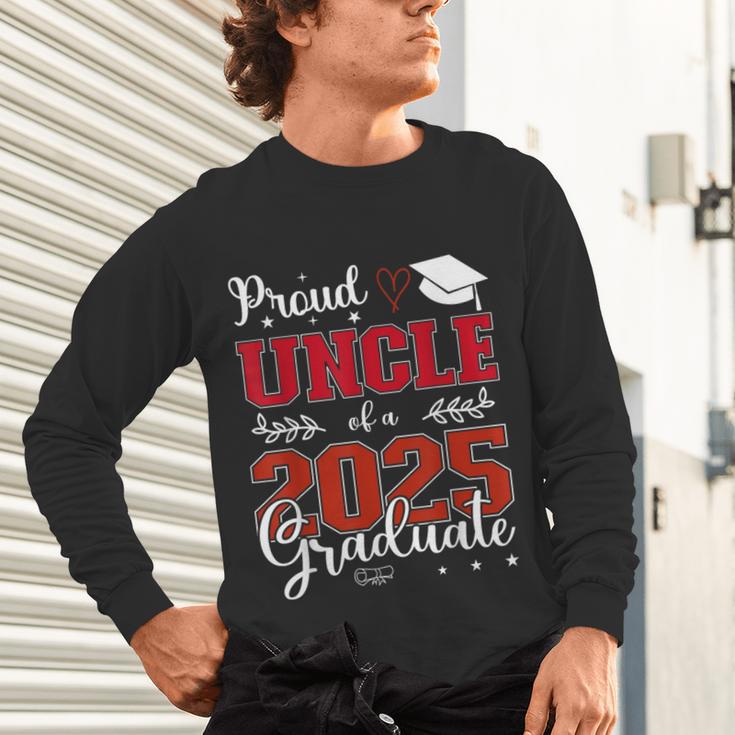 Proud Uncle Of a Class Of 2025 Graduate For Graduation Unisex Long Sleeve T-Shirt