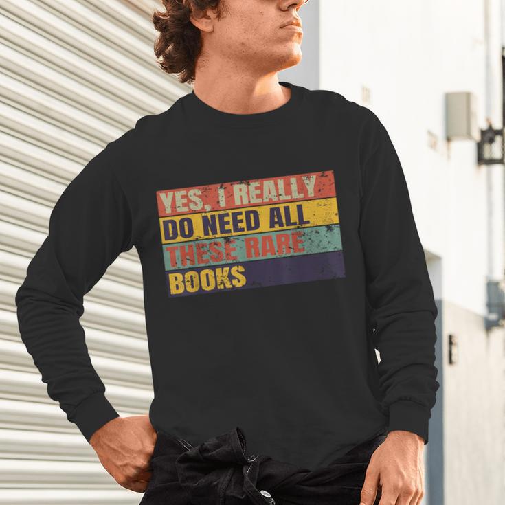 Rare Book Collector Antiquarian Antique Books Collecting Unisex Long Sleeve T-Shirt