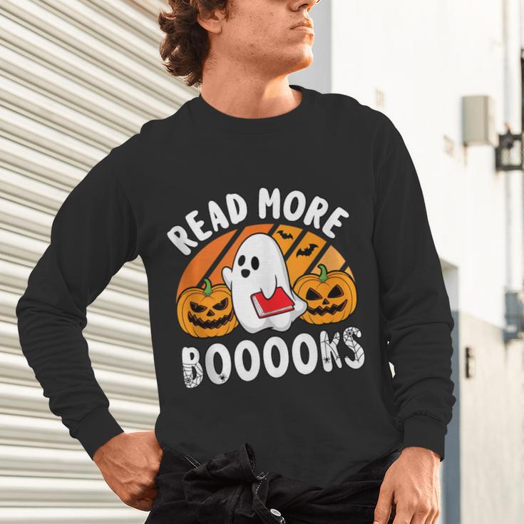 Read More Books Teacher Halloween Men Women Unisex Long Sleeve T-Shirt Read More Books Teacher Halloween Men Women Unisex Long Sleeve T-Shirt