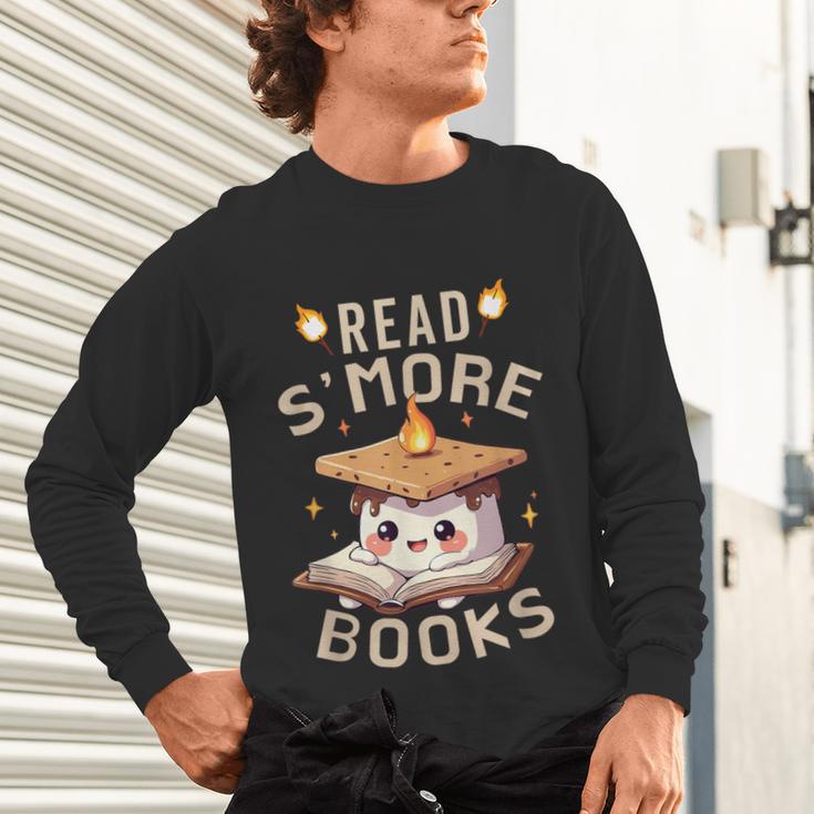 Read S'More Book Marshmallow Book Reading Lover Unisex Long Sleeve T-Shirt Read S'More Book Marshmallow Book Reading Lover Unisex Long Sleeve T-Shirt