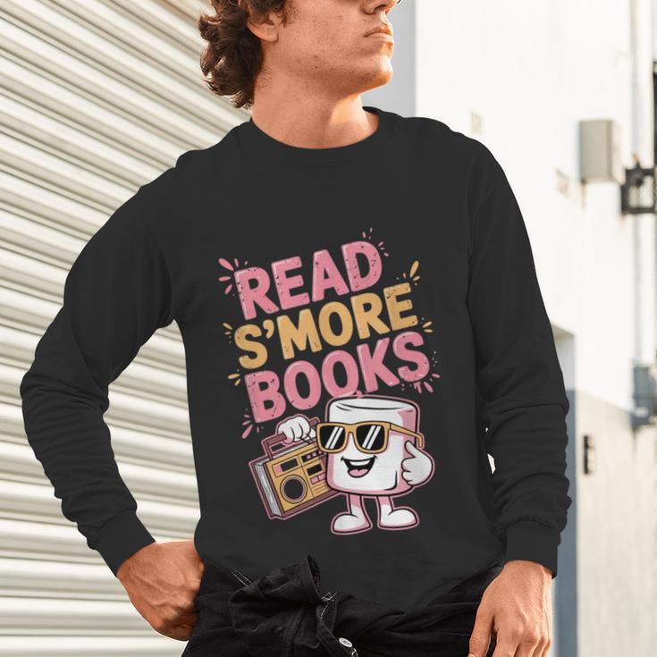 Read S'More Books Camping Outdoors Travel Campfire Smores Unisex Long Sleeve T-Shirt