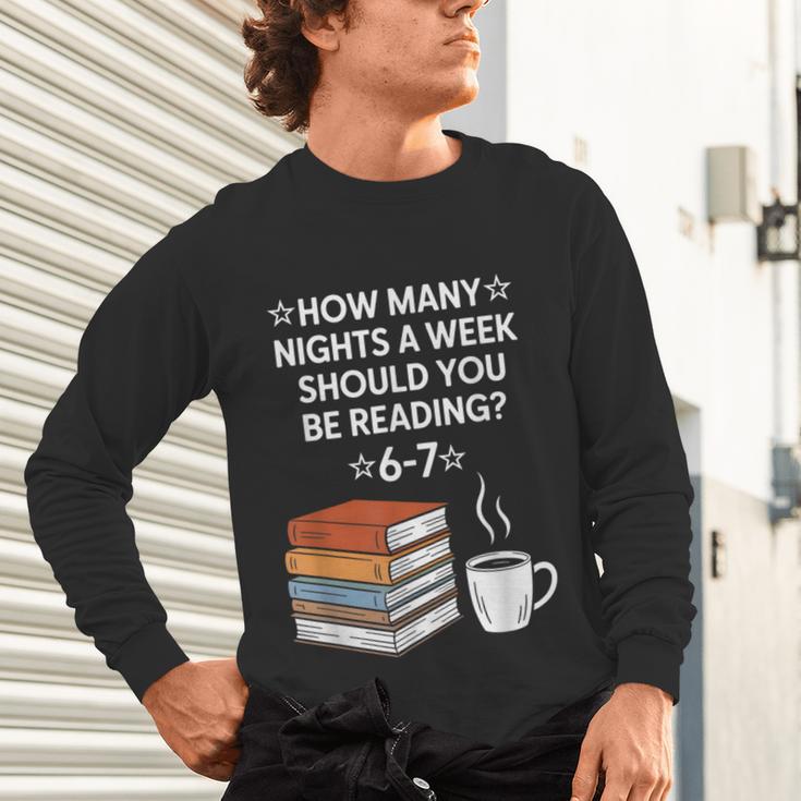 Reading 6-7 Six Seven Meme English Teacher Book Lover Unisex Long Sleeve T-Shirt Reading 6-7 Six Seven Meme English Teacher Book Lover Unisex Long Sleeve T-Shirt