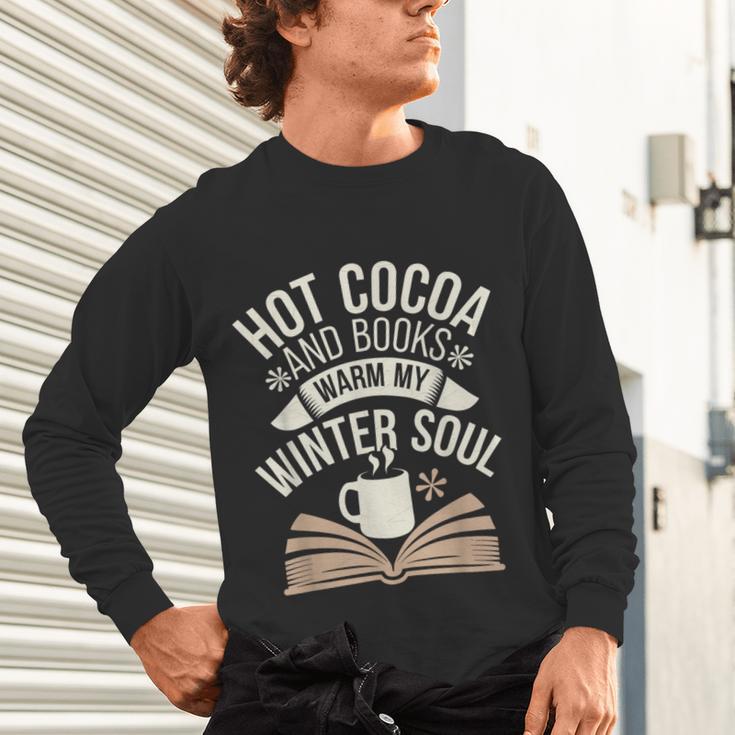 Reading All Winter Cozy Book Lover And Literary Escape Unisex Long Sleeve T-Shirt