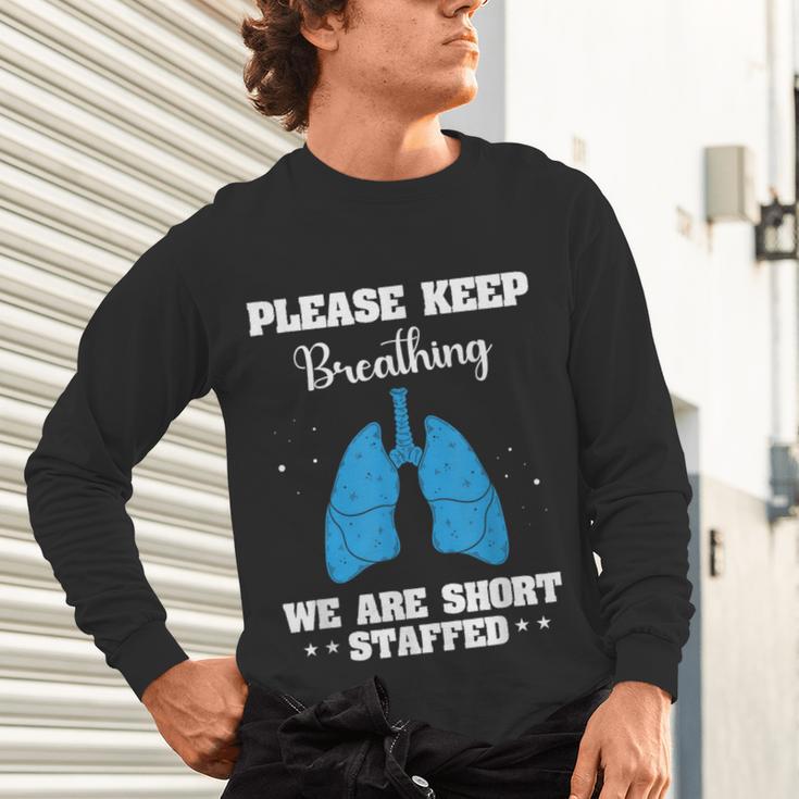 Respiratory Therapist Appreciation RT School Graduation Unisex Long Sleeve T-Shirt