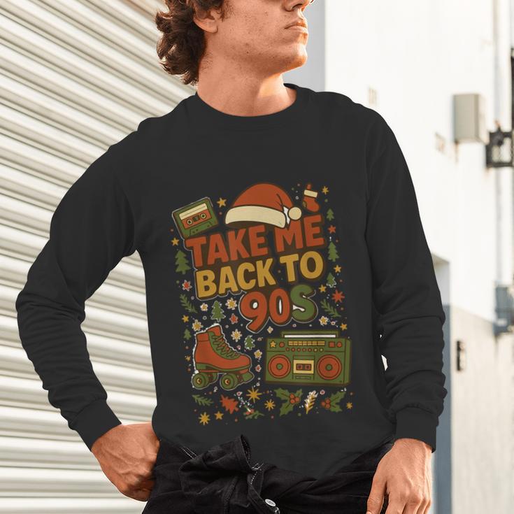Retro 90s 80s Baby Christmas Holiday Nostalgia Unisex Long Sleeve T-Shirt Retro 90s 80s Baby Christmas Holiday Nostalgia Unisex Long Sleeve T-Shirt