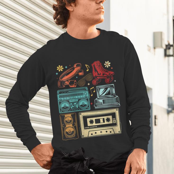Retro Cassette 70s 80s 90s Music Vintage Party Nostalgia Unisex Long Sleeve T-Shirt Retro Cassette 70s 80s 90s Music Vintage Party Nostalgia Unisex Long Sleeve T-Shirt