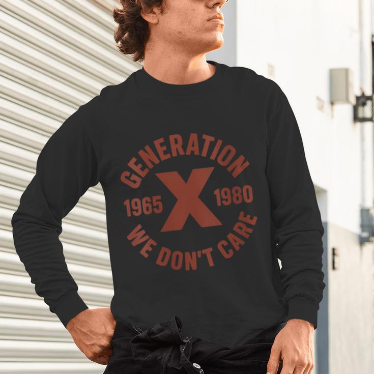 Retro Gen X 1965-1980 Sarcastic Nostalgia Graphic Unisex Long Sleeve T-Shirt Retro Gen X 1965-1980 Sarcastic Nostalgia Graphic Unisex Long Sleeve T-Shirt