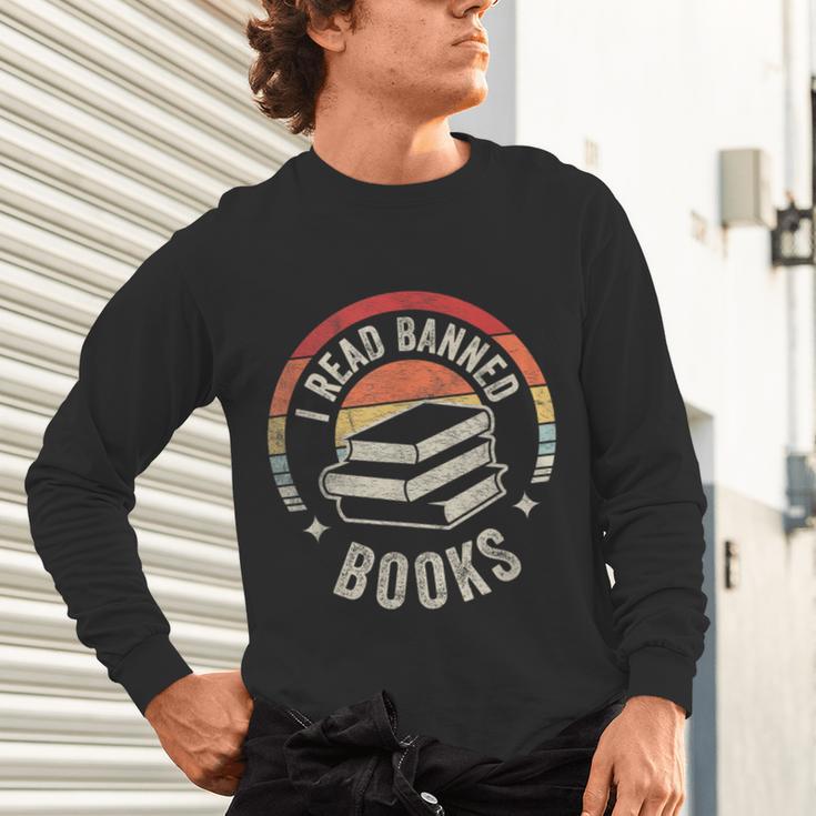 Retro Vintage Banned Books Shirt I Read Banned Books Unisex Long Sleeve T-Shirt Retro Vintage Banned Books Shirt I Read Banned Books Unisex Long Sleeve T-Shirt