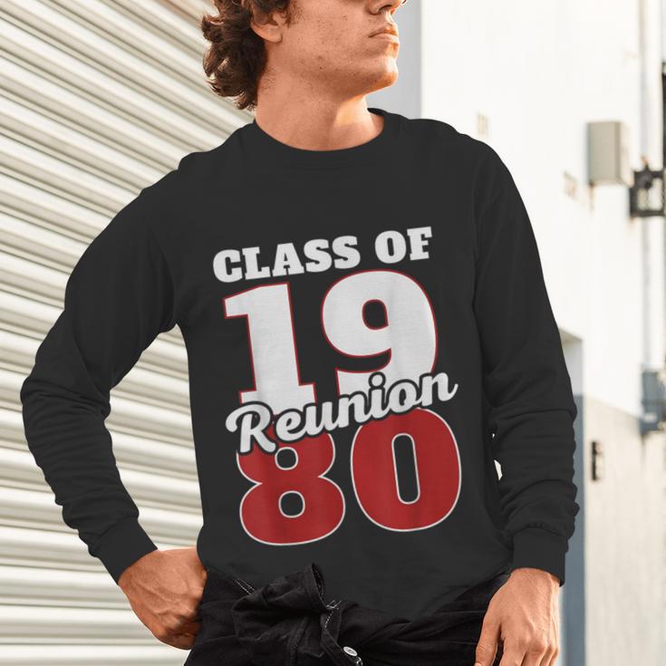 Reunion 1980 Class Of 1980 Reunion 80 Graduation 1980 Unisex Long Sleeve T-Shirt