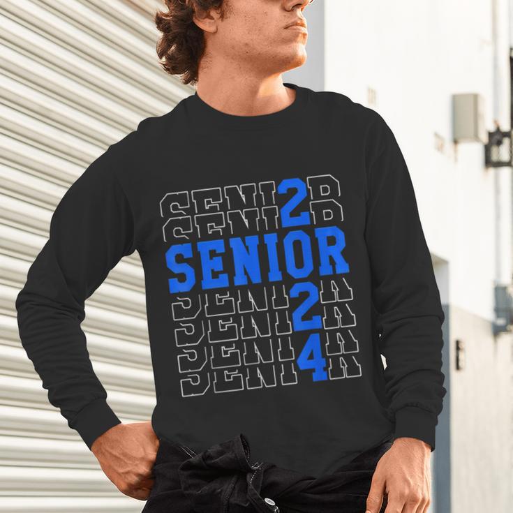 Senior 2024 Graphic Class Of 2024 Graduation Graphic Unisex Long Sleeve T-Shirt