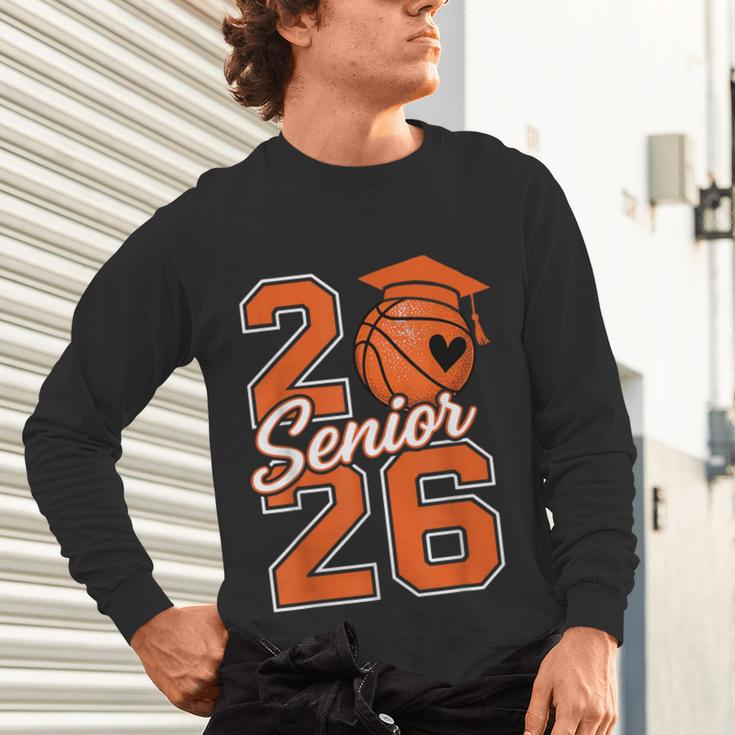 Senior Basketball Class Of 2026 Crew Basketball Graduation Unisex Long Sleeve T-Shirt