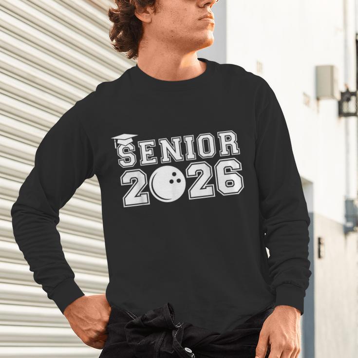 Senior Bowling Class Of 2026 Graduation School Graduate Unisex Long Sleeve T-Shirt