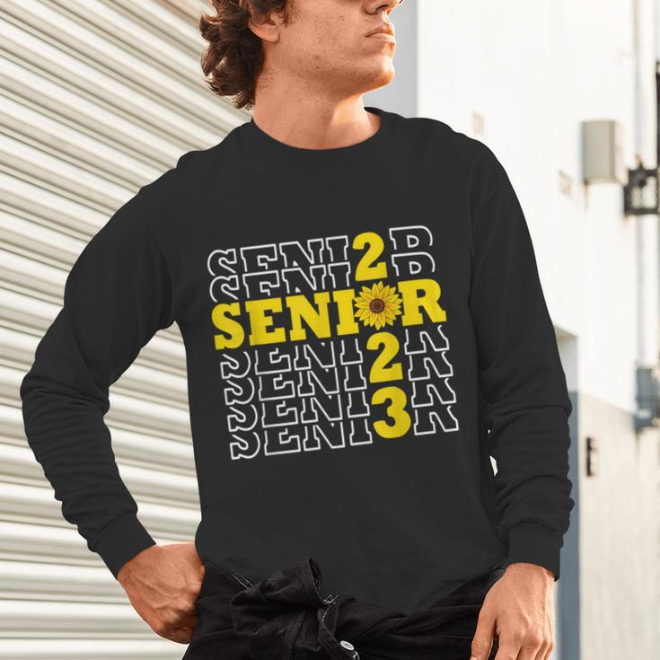 Senior Class Of 2023 Sunflower Graduation Seniors 23 Unisex Long Sleeve T-Shirt