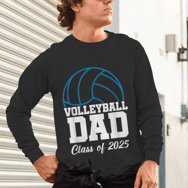 Senior Volleyball Dad Class Of 2025 Graduation Graduate Unisex Long Sleeve T-Shirt
