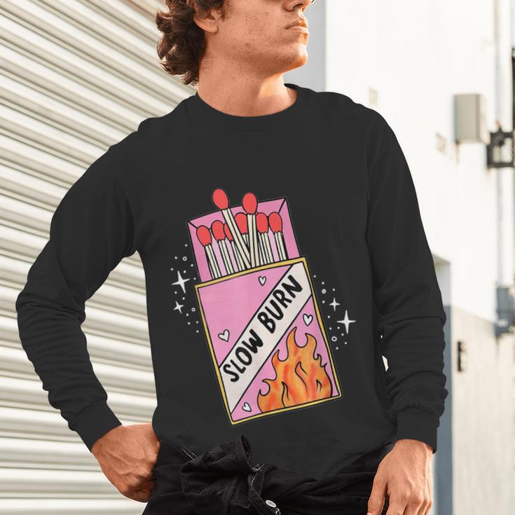 Slow Burn Book Trope Worth The Wait Love Takes Time Unisex Long Sleeve T-Shirt Slow Burn Book Trope Worth The Wait Love Takes Time Unisex Long Sleeve T-Shirt