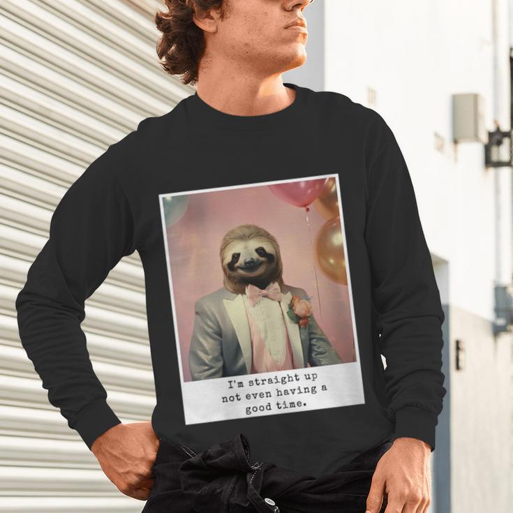 Social Anxiety Not Having A Good Time Socializing Introvert Unisex Long Sleeve T-Shirt Social Anxiety Not Having A Good Time Socializing Introvert Unisex Long Sleeve T-Shirt