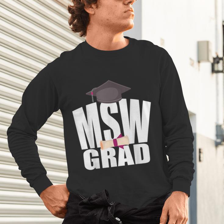 Social Work MSW Graduation Masters Degree Worker 2020 Unisex Long Sleeve T-Shirt
