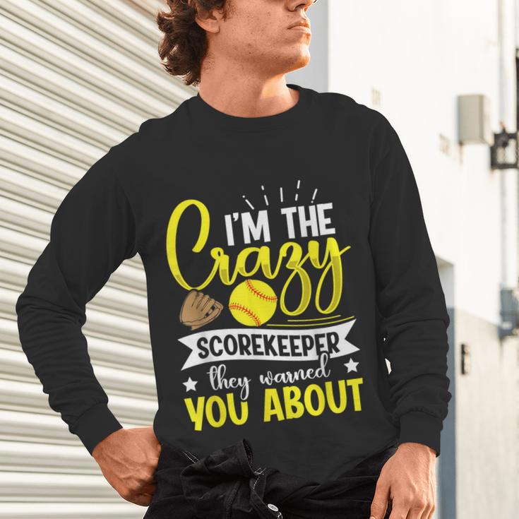 Softball Scorekeeper For a Score Book Keeper Unisex Long Sleeve T-Shirt Softball Scorekeeper For a Score Book Keeper Unisex Long Sleeve T-Shirt