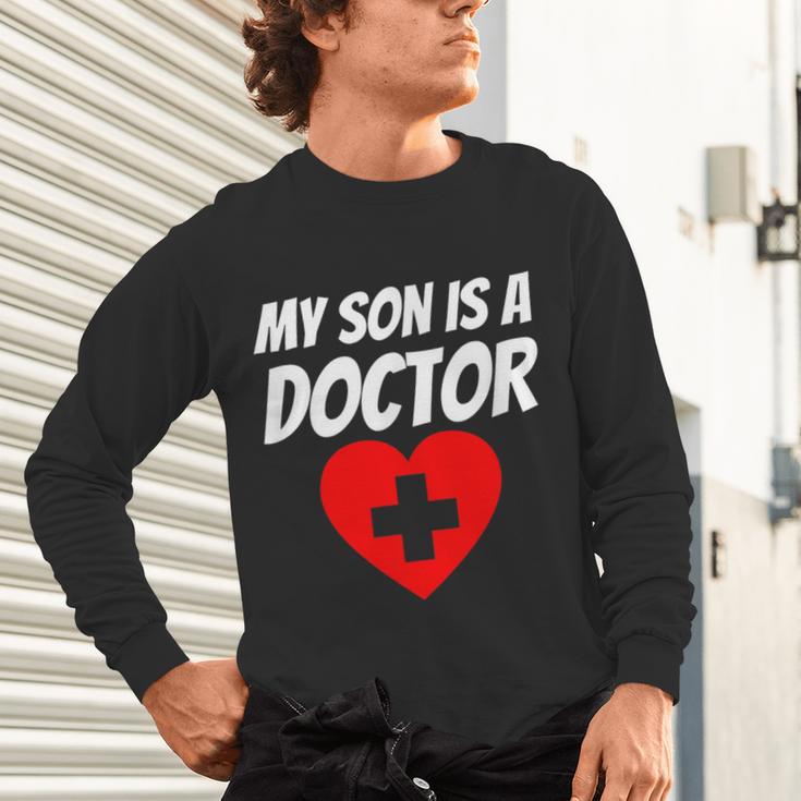 My Son Is A Doctor Shirt Proud Parents Graduation Unisex Long Sleeve T-Shirt