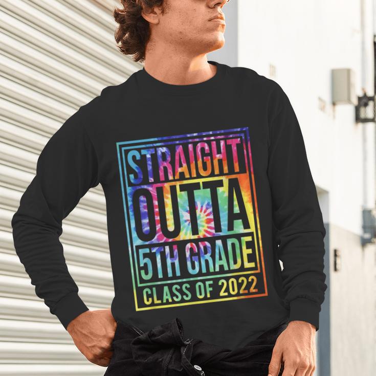 Straight Outta 5th Grade Class Of 2022 School Graduation Unisex Long Sleeve T-Shirt