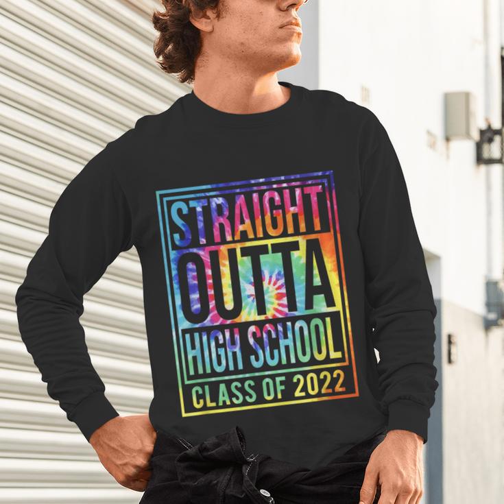 Straight Outta High School Class Of 2022 Graduation Unisex Long Sleeve T-Shirt
