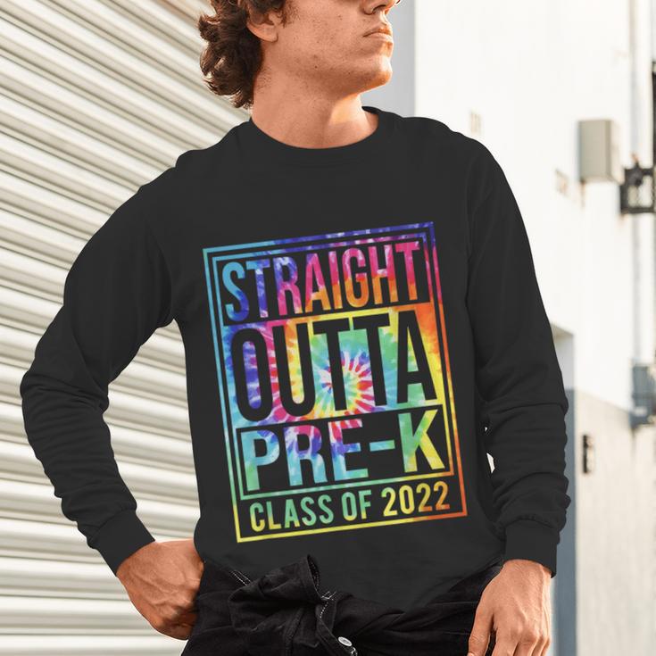Straight Outta Pre-K Class Of 2022 Preschool Graduation Unisex Long Sleeve T-Shirt