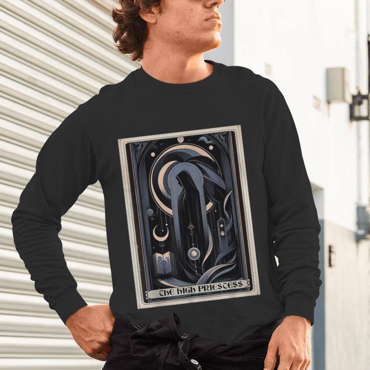 Tarot Cards Guide Book Esoteric Mysticism Clothing The High Priestess -Adults Small Classic Fit Short Sleeve Unisex Long Sleeve T-Shirt