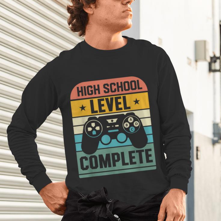 Vintage Class Of 2024 High School Graduation Student Unisex Long Sleeve T-Shirt
