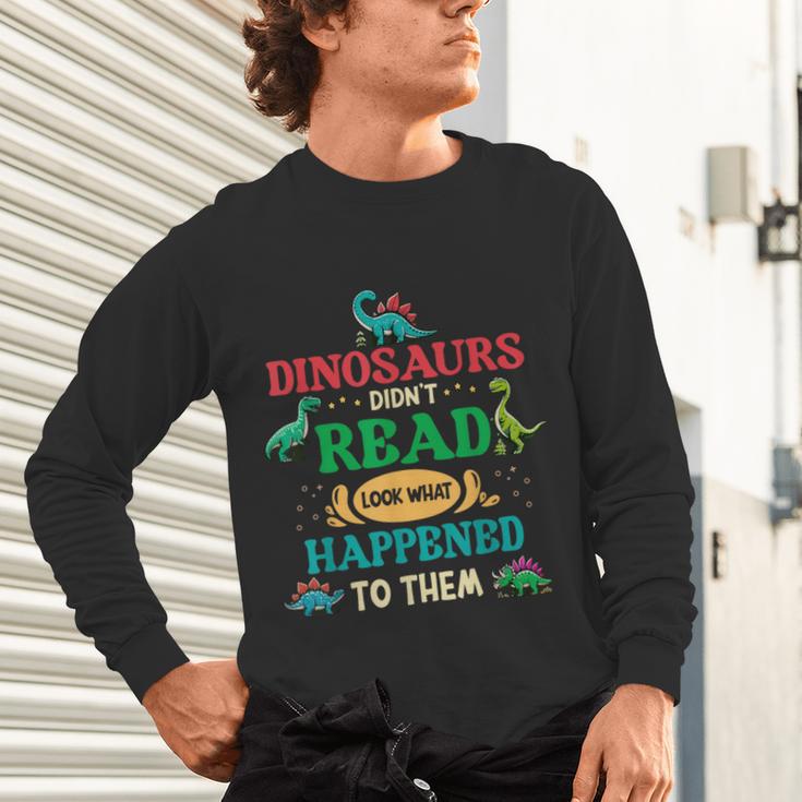 Vintage Librarian Book Reader Library Book Reading Unisex Long Sleeve T-Shirt
