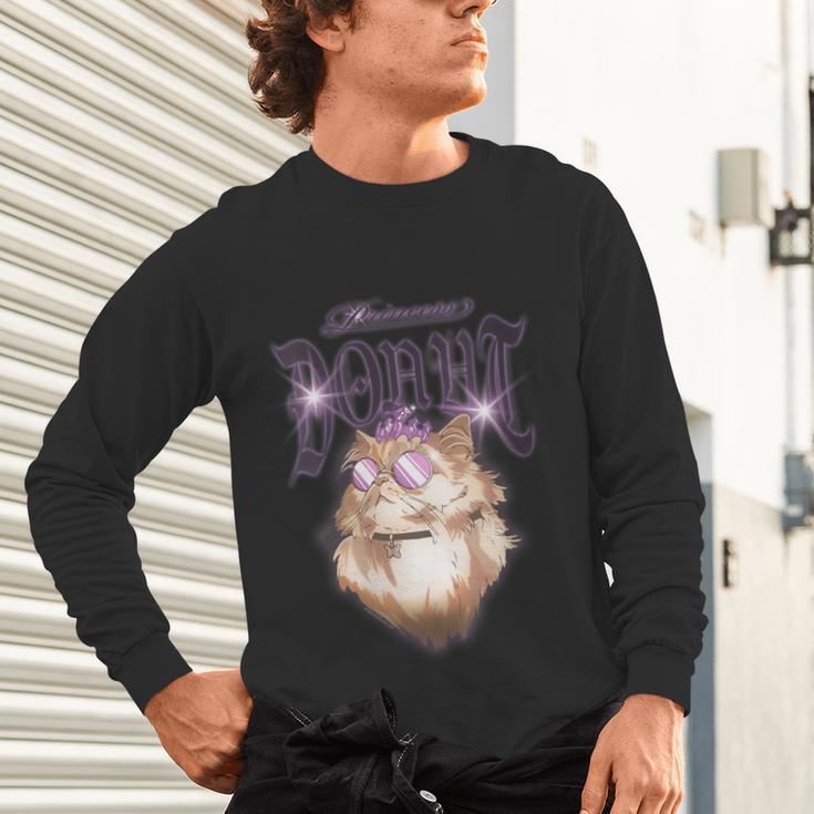 Women's Dungeon Crawler Carl Airbrushed Princess Donut Series Book Unisex Long Sleeve T-Shirt Women's Dungeon Crawler Carl Airbrushed Princess Donut Series Book Unisex Long Sleeve T-Shirt