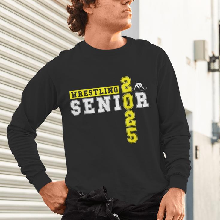 Wrestling Senior Night Wrestling Senior 2025 Graduation 22 Unisex Long Sleeve T-Shirt
