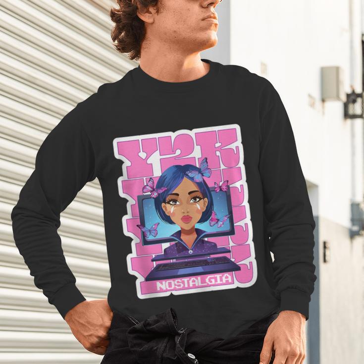 Y2K Nostalgia Retro Aesthetic Trendy Vintage Unisex Long Sleeve T-Shirt
