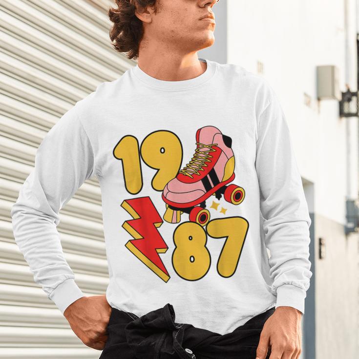 1987 Retro Roller Skate Vintage 80s Nostalgia Collector Unisex Long Sleeve T-Shirt