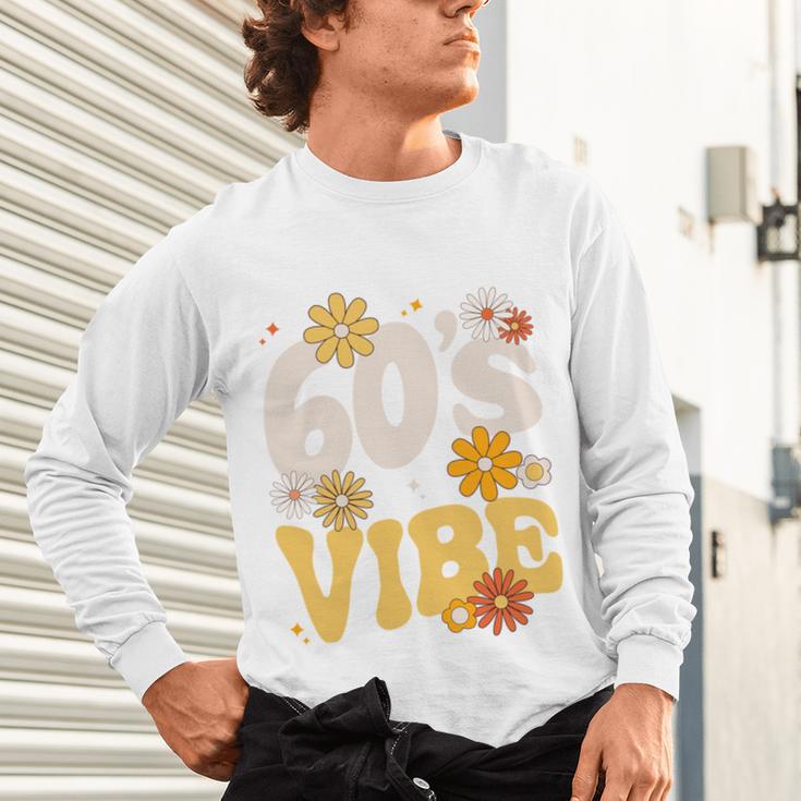 60's Vibe Vintage Nostalgia Mixtape Era 1960s Party Groovy Unisex Long Sleeve T-Shirt