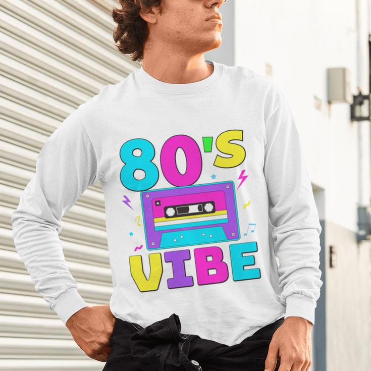 80's Vibe Retro Style Cassette Tape Nostalgia 1980s Party Premium Tri-Blend Unisex Long Sleeve T-Shirt 80's Vibe Retro Style Cassette Tape Nostalgia 1980s Party Premium Tri-Blend Unisex Long Sleeve T-Shirt