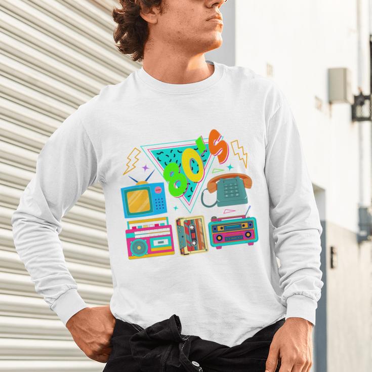 80's Vintage Cassette Tape Nostalgia Mixtape Era 1980s Retro Unisex Long Sleeve T-Shirt 80's Vintage Cassette Tape Nostalgia Mixtape Era 1980s Retro Unisex Long Sleeve T-Shirt