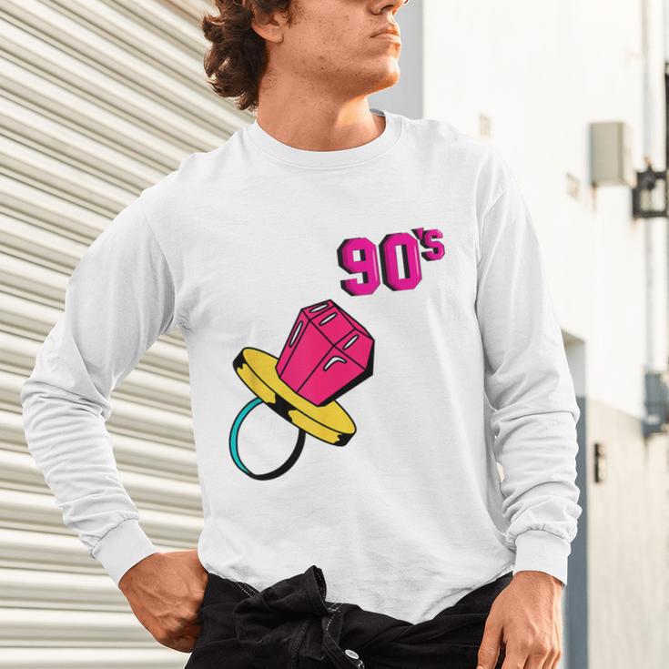 90’s Ring Retro Nostalgia Colorful Throwback Unisex Long Sleeve T-Shirt 90’s Ring Retro Nostalgia Colorful Throwback Unisex Long Sleeve T-Shirt
