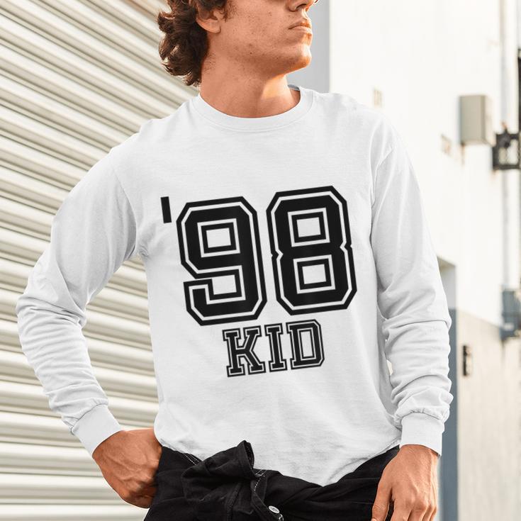 '98 Kid Perfect Vintage Retro Nostalgia Gear For Year 1998 Unisex Long Sleeve T-Shirt '98 Kid Perfect Vintage Retro Nostalgia Gear For Year 1998 Unisex Long Sleeve T-Shirt