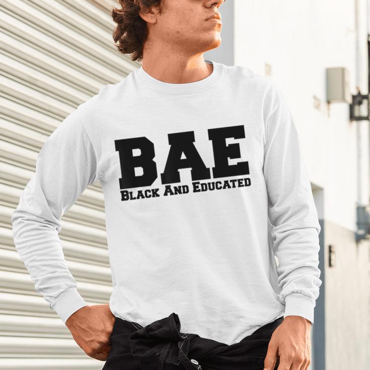 BAE And Educated Black History Month Graduation Unisex Long Sleeve T-Shirt