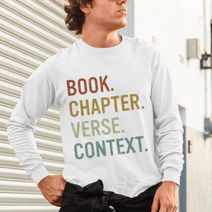 Book Chapter Verse Christian Bible Reformed Theology Unisex Long Sleeve T-Shirt